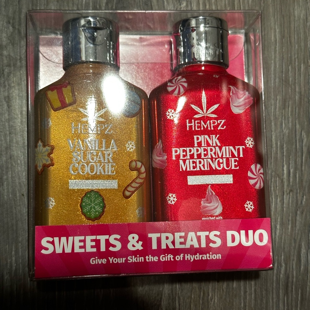 Hempz Sweets & Treats Duo - Vanilla Sugar Cookie and Pink Peppermint Meringue